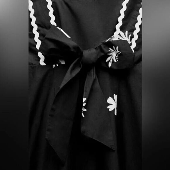 ZARA PRINTED MIDI DRESS‎ - Picture 9 of 10